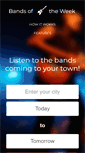 Mobile Screenshot of bandsoftheweek.com